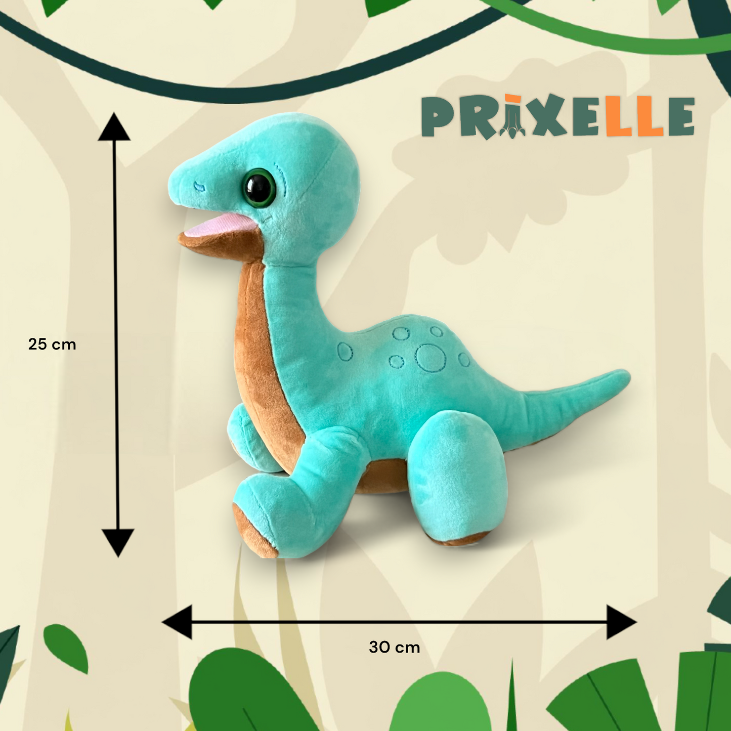 DIPLODOCUS dinosaur plush model "Arsène"